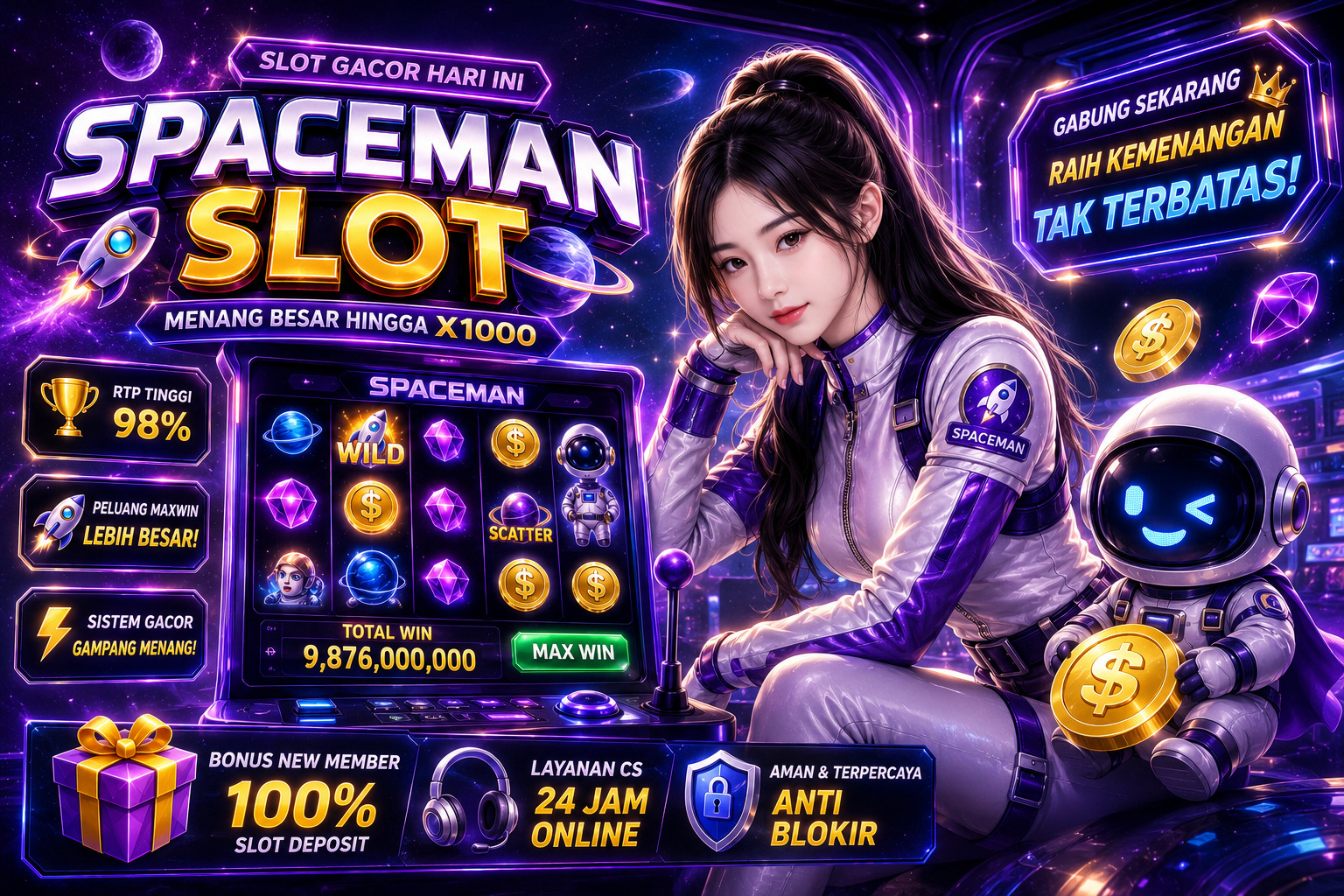 Cerita Menarik Seputar Spaceman yang Banyak Dibahas di Dunia Permainan Online